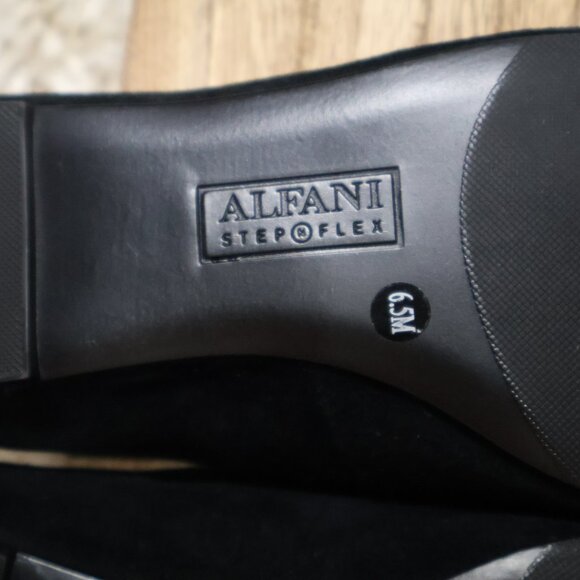 Alfani Womens Neptoon Suede Ballet Flats Goldtip Toe Stepflex 6.5 - Picture 9 of 11